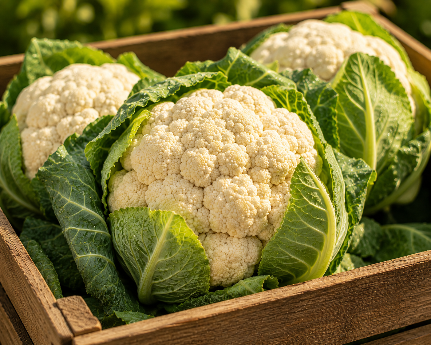 Export-grade cauliflower graded and packed in Pune