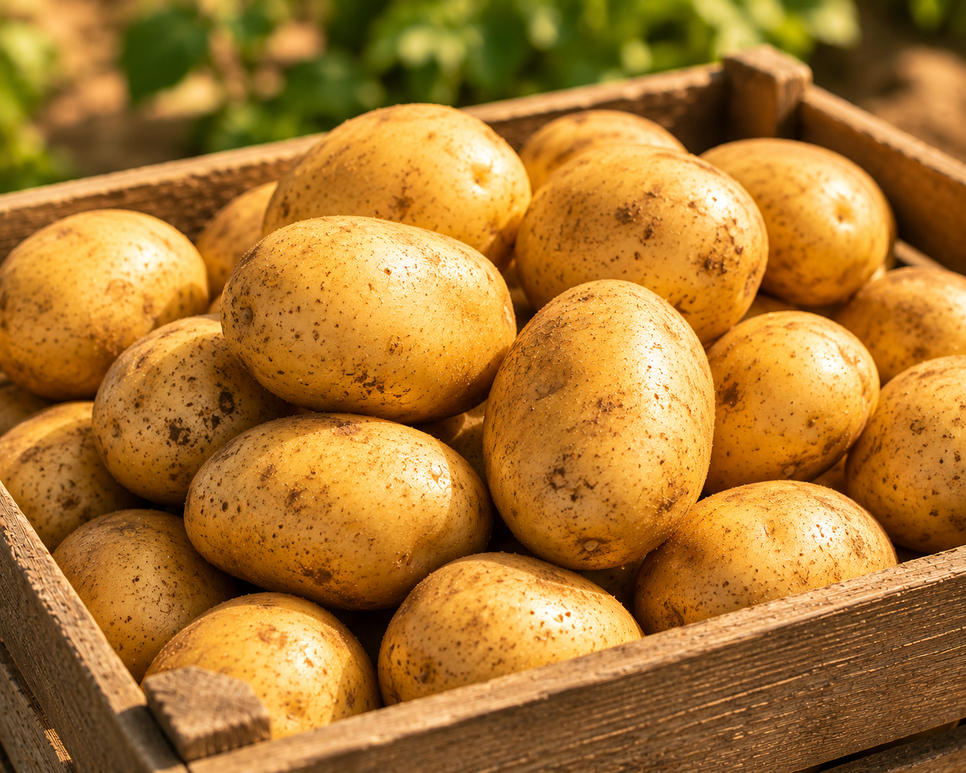 Washed and unwashed potatoes graded for export